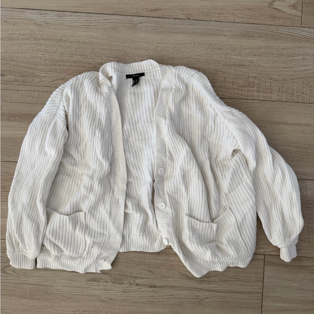 Forever 21 Ivory Knit Sweater